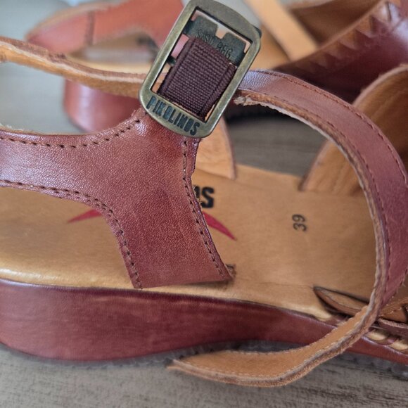 Pikolono Leather Sandals. Size EU 39 - Picture 5 of 7